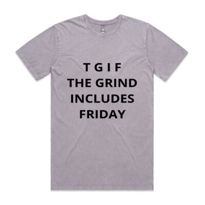 TGIF Tee - Mens Stone Wash Staple Tee Thumbnail