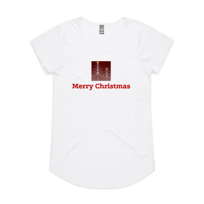 Merry Christmas - Womens Mali Tee Thumbnail